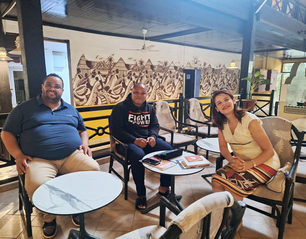 IPrometheusDDH's tweet photo. This afternoon we had the pleasure of meeting Mr. John GBENAGNON, Senior Manager of Partnerships and Resource Mobilization at RFLD. Our two organizations discussed their joint programs, common priorities and projects to be organized in West Africa and Morocco. https://t.co/HW7BlPxbGM
