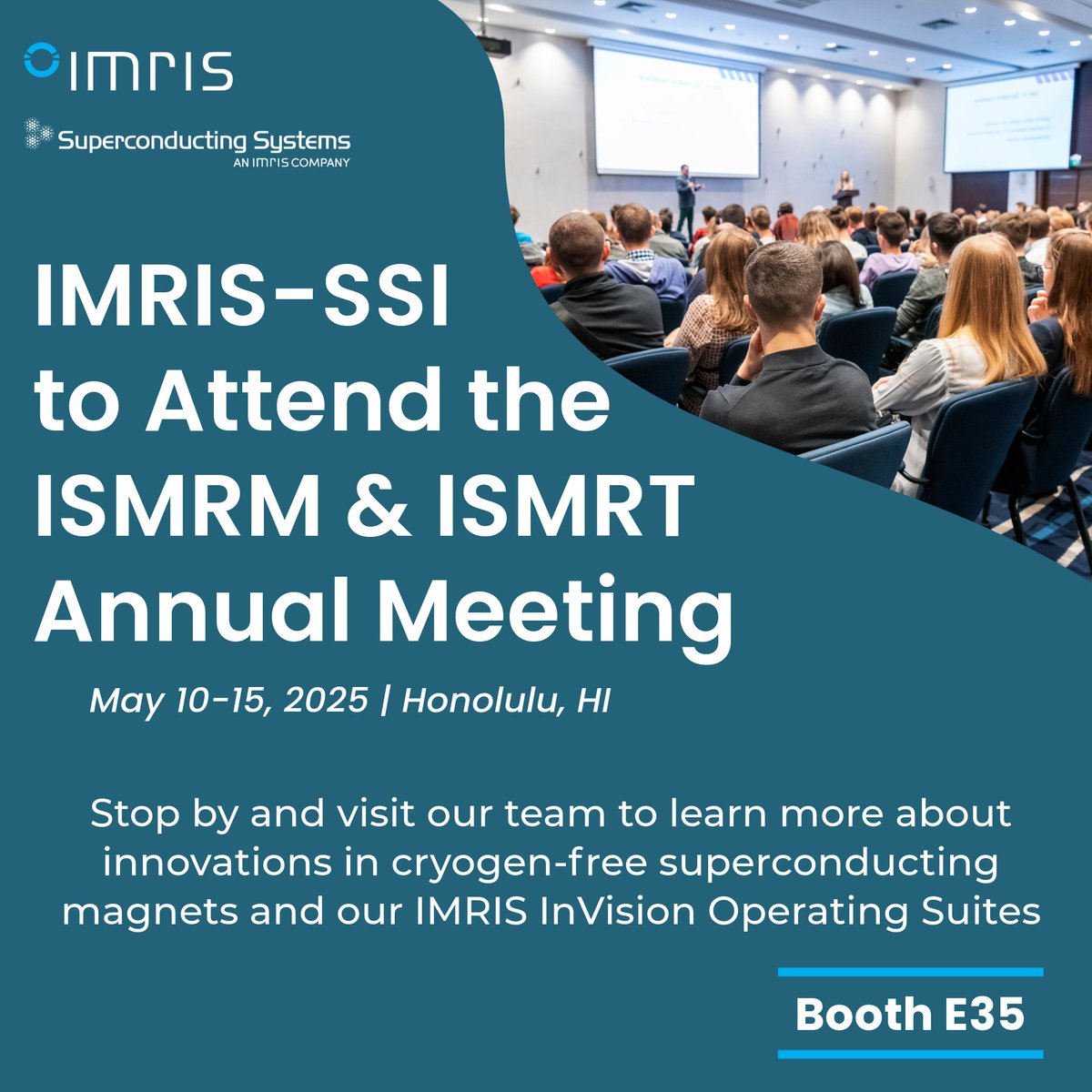 IMRIS and SSI are excited to be attending the ISMRM &amp; ISMRT Annual Meeting in Honolulu, HI from May 10-15, 2025. We can't wait to see you there! #ISMRM2025 #technology #neurosurgery #innovation #hospitals #healthcare #patientcare #science #surgery #neurosurgeons #medicaldevices
