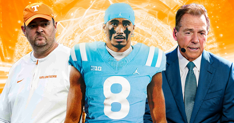 On3's tweet photo. NEW: Will the spring transfer portal survive? Coaches want it gone and players are cashing in, @petenakos writes🔁

“It absolutely never happens if the spring portal doesn’t exist... Nico doesn’t even have the leverage to make it happen.”

Story: https://t.co/EQBXuRTH51