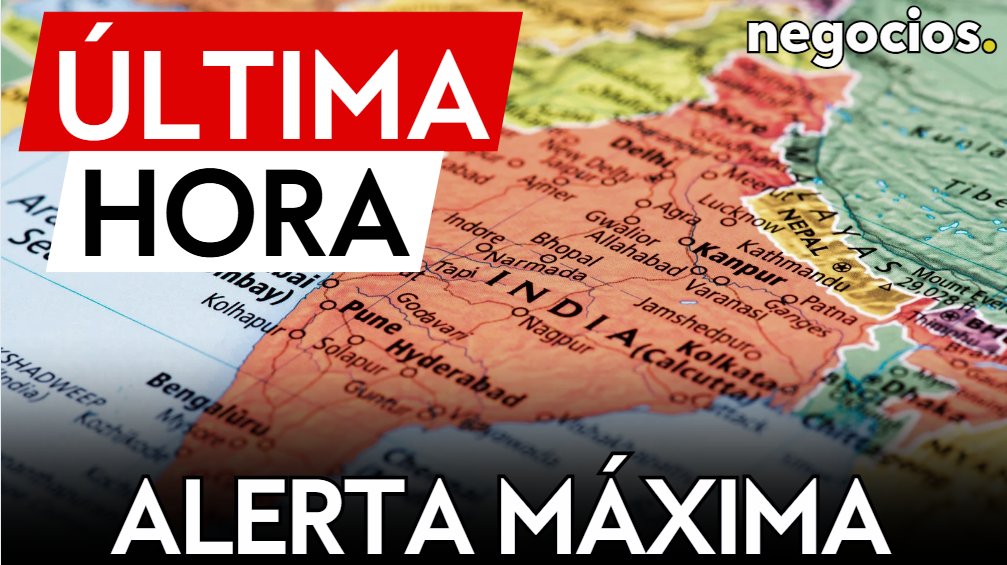 negocios_tv's tweet photo. ÚLTIMA HORA | Alerta máxima en India: múltiples explosiones y sirenas en la ciudad de Jammu
https://t.co/WjYJ8ptv7Y
#ultimahora #india #proyectiles #alarm #pakistan #modi #geopolitica #sharif #drones #misiles #ataque #amenaza #negociostv #noticiasinternacionales https://t.co/z0aKFEGCNG