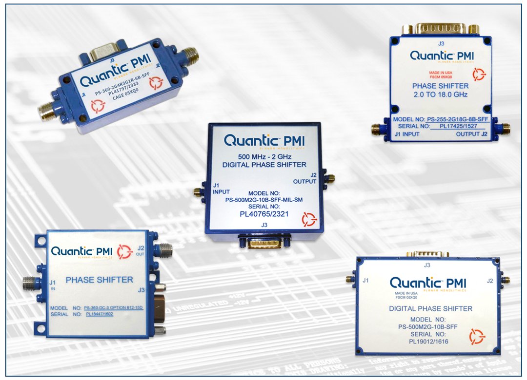 Featured in Microwave Journal's Aerospace &amp; Defense Products Newsletter... Quantic PMI - Planar Monolithics portfolio of in-stock high quality phase shifters is designed for a variety of Aerospace &amp; Defense applications up to 40 GHz.

quanticpmi.com/categories/pha…