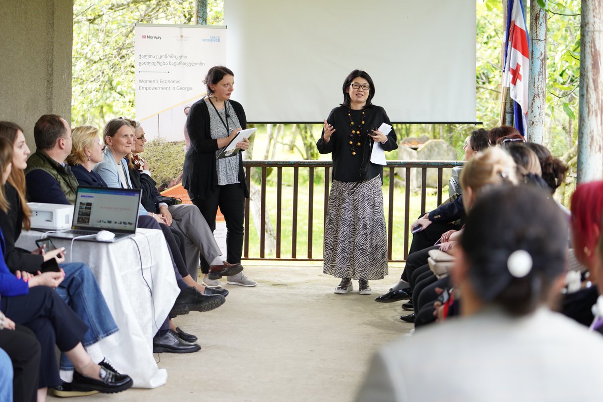 UN Women Georgia (@unwomengeorgia) on Twitter photo ๐บ๐ณ๐ณ๐ด๐ธ๐ช๐ฉ๐ฐ๐ช๐ช๐ฑ๐น visit in Sazano, Zestafoni, meeting rural women from self-help groups.
๐คฒA heartfelt exchange of experiences, challenges, and ideas took placeโwith both guests and hosts actively engaging in a needs assessment and expressing strong support for the womenโs work. ๐บ๐ณ๐ณ๐ด๐ธ๐ช๐ฉ๐ฐ๐ช๐ช๐ฑ๐น visit in Sazano, Zestafoni, meeting rural women from self-help groups.
๐คฒA heartfelt exchange of experiences, challenges, and ideas took placeโwith both guests and hosts actively engaging in a needs assessment and expressing strong support for the womenโs work.