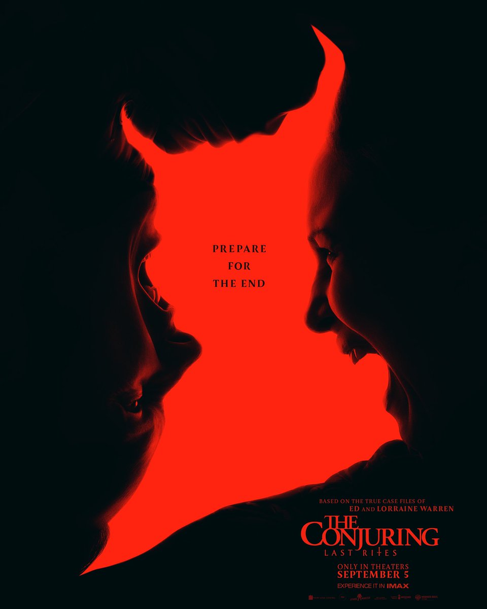 First poster for the final ‘Conjuring’ movie ‘THE CONJURING: LAST RITES’

In theaters on September 5.