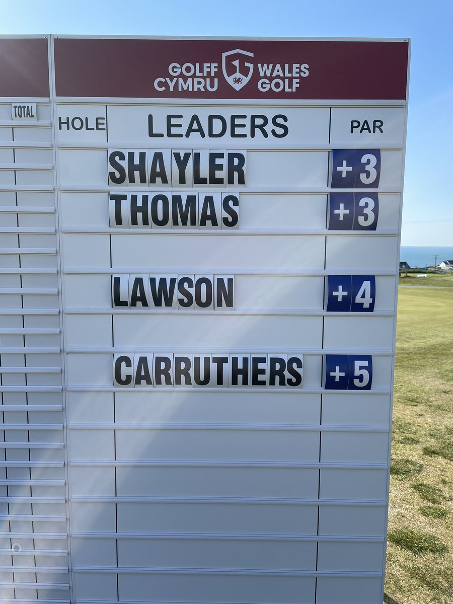 At the end of Round 1, Sally Shalyer and Julie Thomas have a share of the lead at the 2025 Welsh Women’s Seniors Open 🏌️‍♀️⛳️

View the full leaderboard here 👉 bit.ly/4jN0x5a