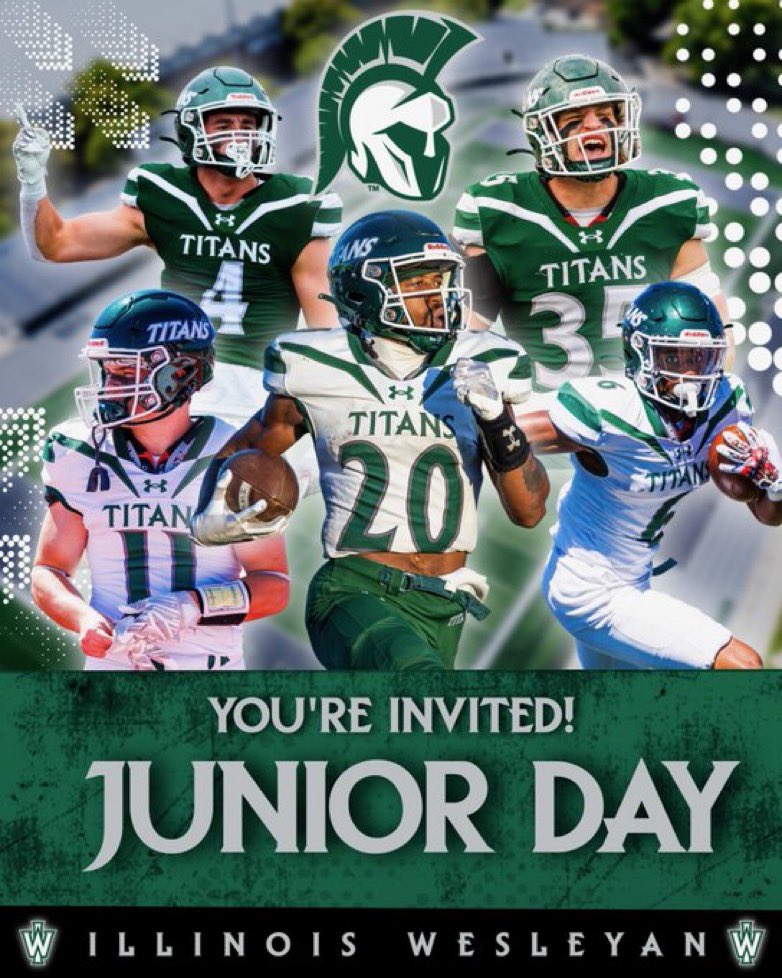 Thank you to <a href="/CoachHolte/">Tyler Holte</a> And Illinois Wesleyan for the Junior Day Invite! Excited to check it out!