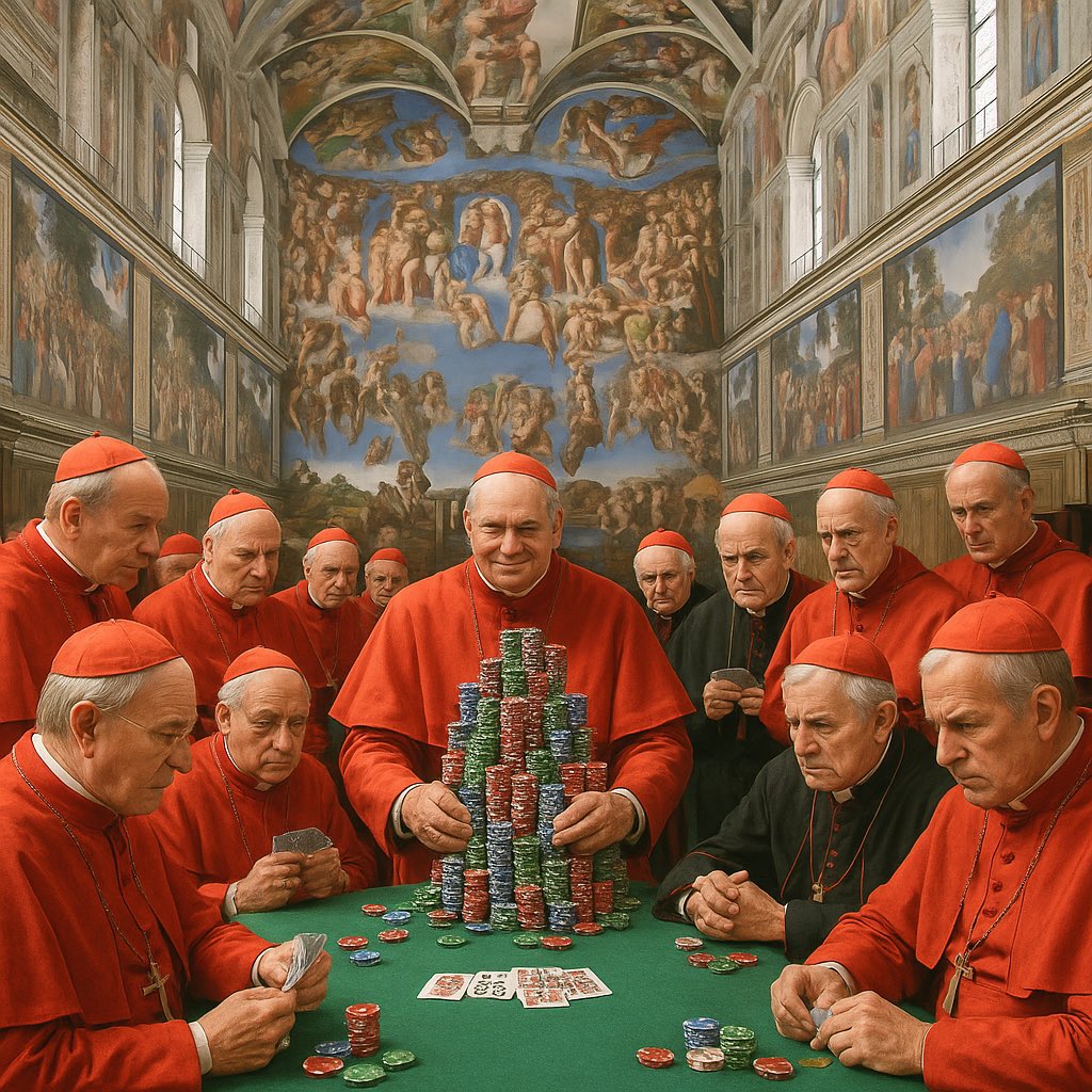 ithingsch's tweet photo. Guess who is the #new #pope 😎 https://t.co/5fekM1QTkz