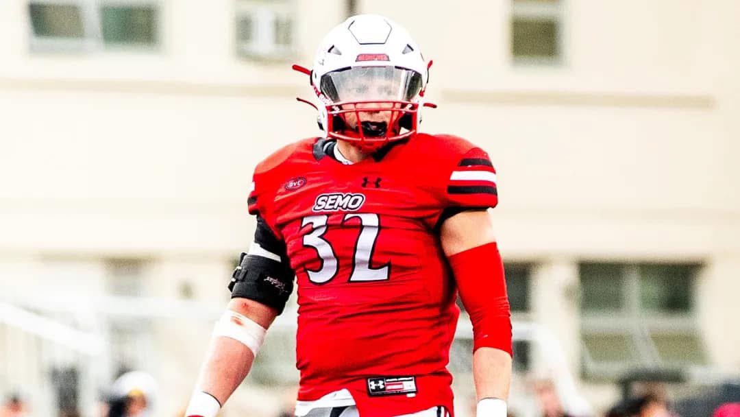 dscaggs55's tweet image. All glory to God! After a great conversation with @CoachOrchard I’m blessed to receive my first D1 offer from Southeast Missouri State! @CoachHolt67 @ShermanHolt51 @coachSeanMac @TeamFYNSports