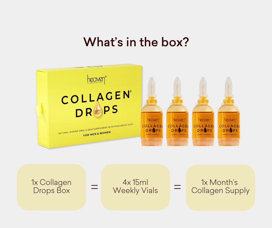 Collagen care, boxed and delivered. 📦✨

Everything you need for a youthful, radiant glow right at your doorstep.

Shop - shop.heavenskincare.com/collagen-drops…

#heavenskincare #collagen #collagendrops #subscription #glowingskin #radiantskin