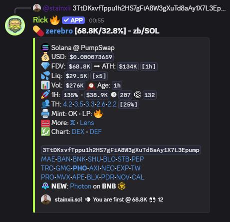 NFTUniversityx's tweet photo. Recent small cooks within a week:

$GRUG @ 90K --> 300K (3.3x)
$zb @ 70K --> 260K (3.7x)
$DRA @ 2.3M --> 7.6M (3.3x)
$GFCOIN @ 115K --> 800K (7x)

Join NFTU today!
https://t.co/U2y80Vi5HH