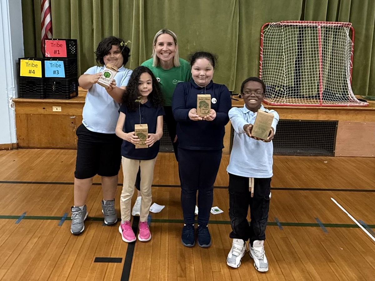 We had such a great day at Mary M. Walsh Elementary School sharing the #TICCIT program &amp; spending time with an incredible group of students. We got our hands dirty planting saplings &amp; talking about how trees, paperboard packaging, &amp; recycling all connect to a healthier planet.