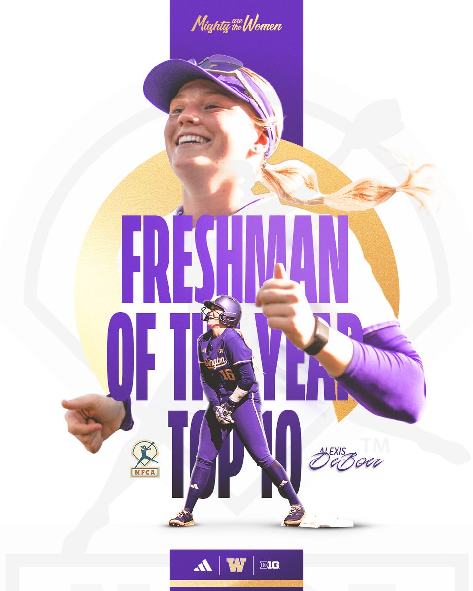 Washington Softball tweet media