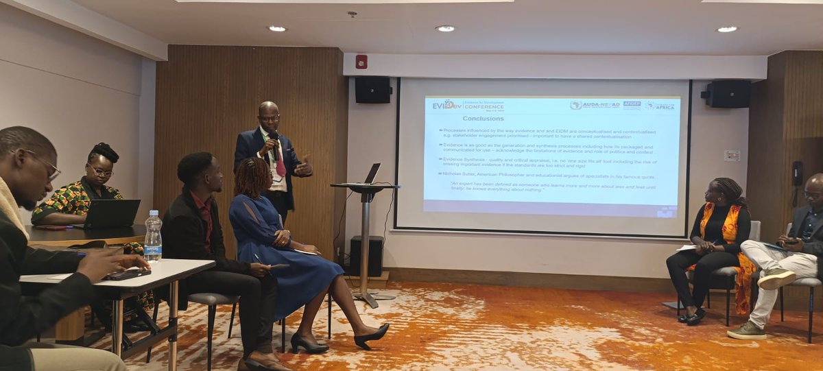 The session at #Evi4Dev2025 focused on transforming health systems for #Agenda2063 goals. What an inspiring gathering of minds dedicated to harnessing #evidence for impactful #development!   #HealthSystemsStrengthening #EvidenceInformedPolicy #HealthPolicy #SustainableDevelopment