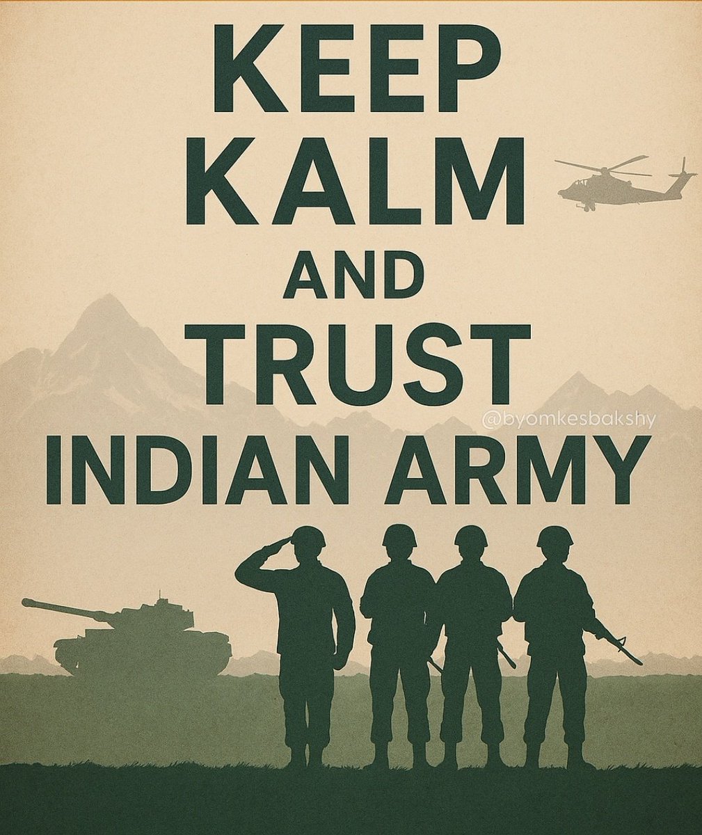 No Fear Indian Army Here💥💥💥

Jai Hind 🇮🇳🇮🇳🇮🇳🇮🇳🔥🔥🔥

#OperationSindoor2 #IndianArmy