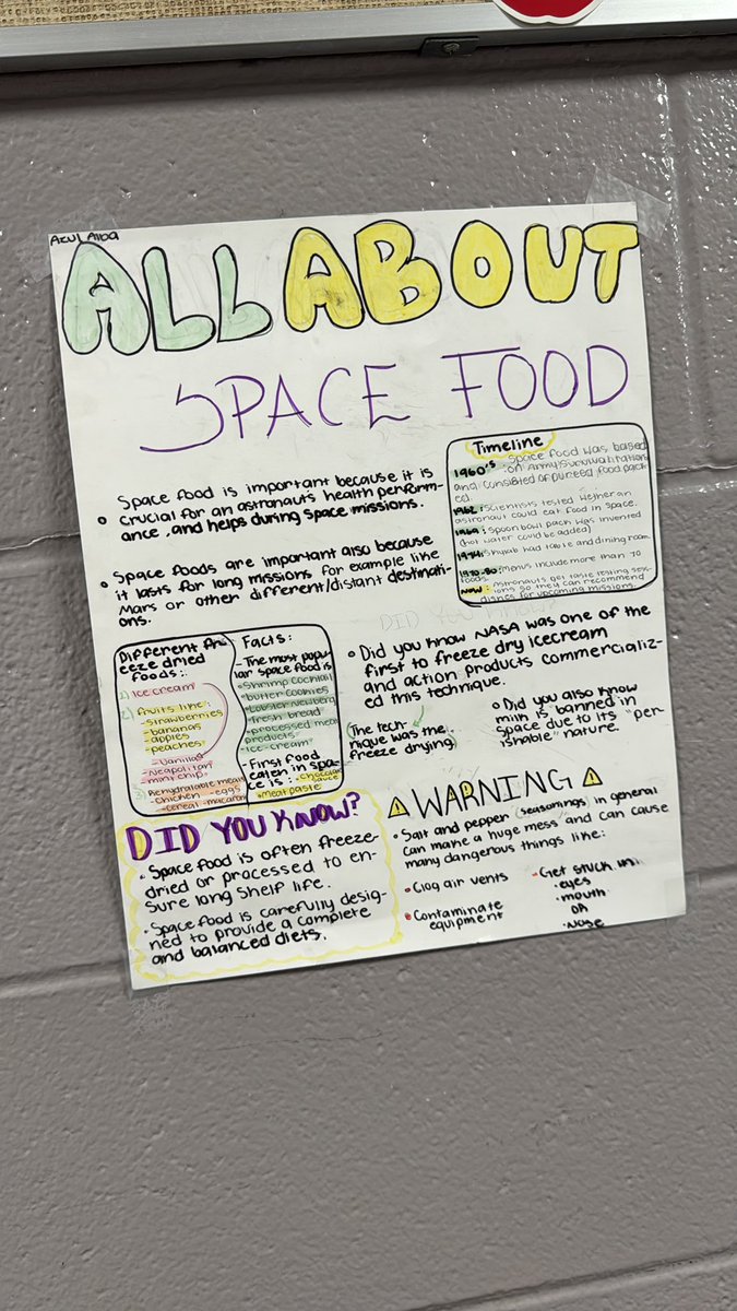 The <a href="/HumbleISD_HMS/">Humble Middle School</a> had a "blast" at the <a href="/SpaceCenterHou/">Space Center Houston</a> yesterday! In culinary, we took a couple of weeks exploring the importance of nutrition while on a space mission and prepared foods similar to how astronauts are taught to do it. 🚀😋🛰️ <a href="/HumbleISD/">Humble ISD</a> <a href="/HumbleISD_CTE/">Humble ISD CTE</a>