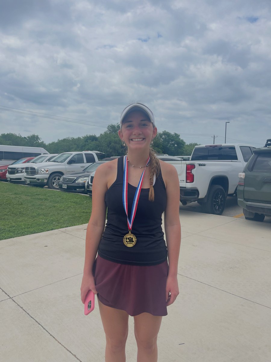 Congrats to Kailey Albrecht - your Region 4 - AAA Tennis Singles Champion!  <a href="/LISDPirates/">LondonISD</a> <a href="/cclondonpirates/">London</a> <a href="/CoachSmith_A61/">Andy Smith</a> #LondonProud