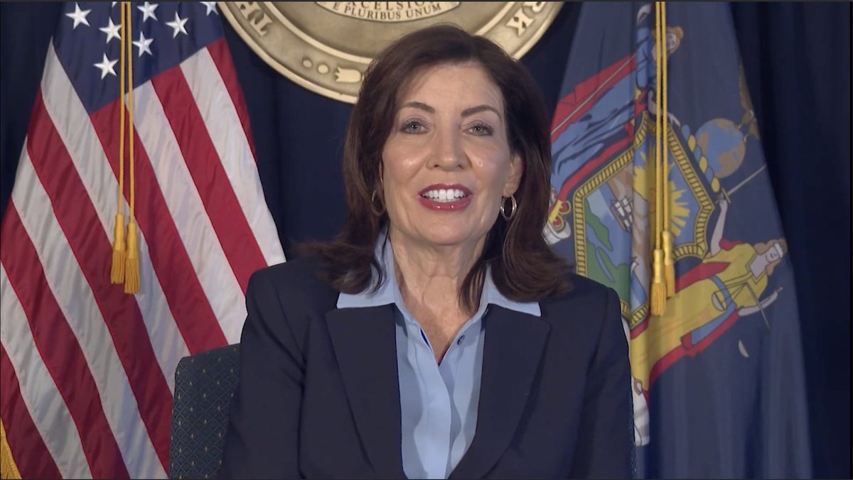“In our new state budget, I secured free community college for adults pursuing high-demand careers, free breakfast and lunch for all students K-12, and continued investments to align education with explosive tech growth happening across our country.” - Governor of NY <a href="/KathyHochul/">Kathy Hochul</a>