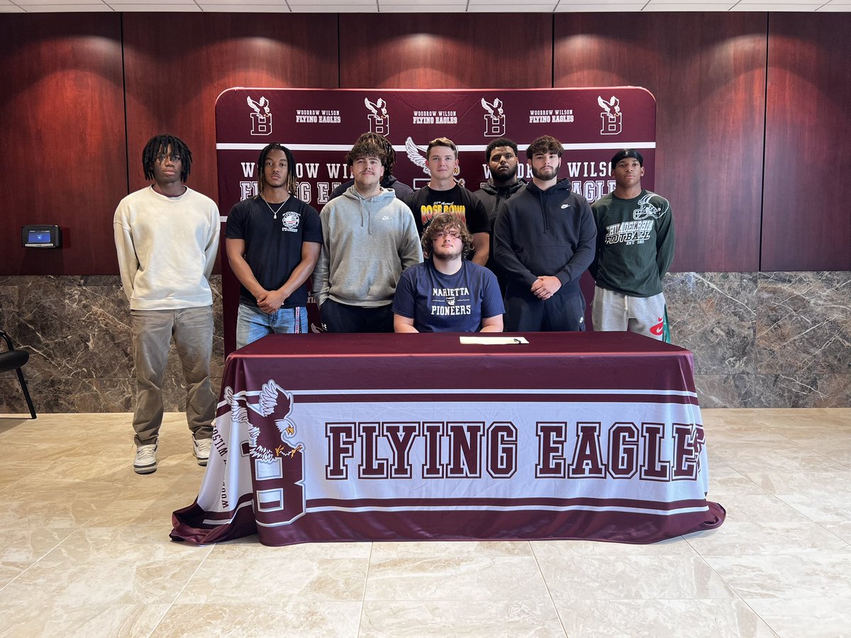 Jon Surratt (@jonsurratt) on Twitter photo Next stop: Woodrow Wilson High School 🏈
Drake Bowling of <a href="/BeckleyFB/">Beckley Football</a> signed his NLI to play for <a href="/MariettaPioneer/">Marietta College Athletics</a>, a D3 school out of Marietta, OH.
Hear from Bowling also on <a href="/WVVASPORTS/">WVVA Sports</a> #wvprepfb Next stop: Woodrow Wilson High School 🏈
Drake Bowling of <a href="/BeckleyFB/">Beckley Football</a> signed his NLI to play for <a href="/MariettaPioneer/">Marietta College Athletics</a>, a D3 school out of Marietta, OH.
Hear from Bowling also on <a href="/WVVASPORTS/">WVVA Sports</a> #wvprepfb