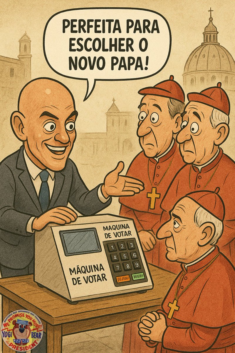 SLerdao's tweet image. Já saiu o resultado do papa no @TSEjusbr #papam #HabemusPapam