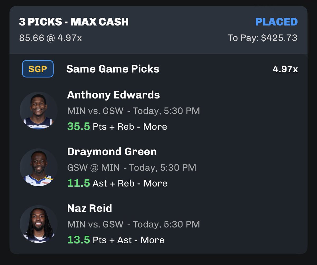 nfparlay's tweet image. 🧘🏽‍♂️  Chalkboard slip yall know these are rare from me so its hittinnggg

#NBA #GamblingX #ChalkboardHQ