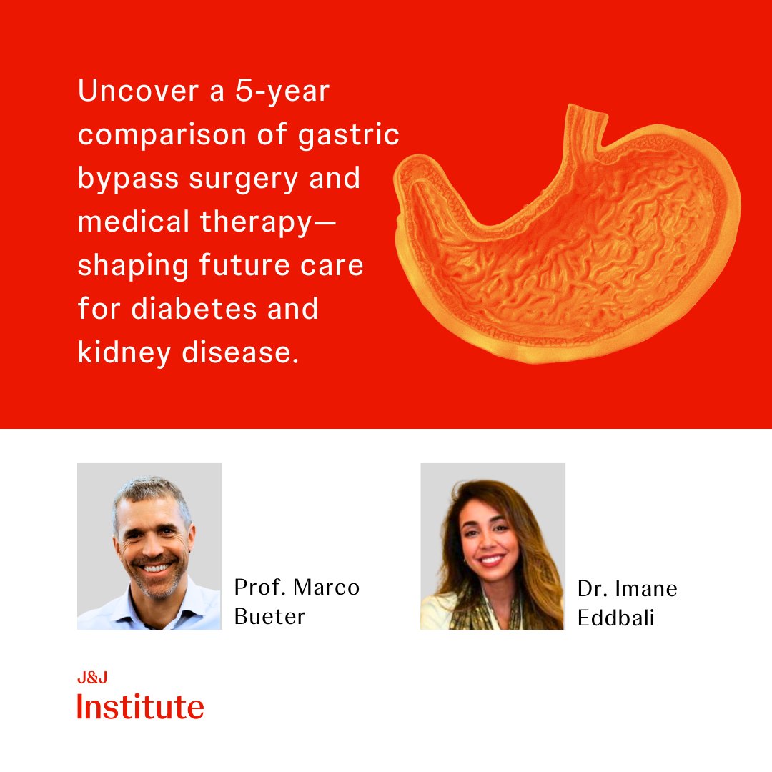 The Obesity Podcast presented by #JNJInstitute – Episode 6 Is Live 🎧 Obesity, Diabetes &amp; What the Data Says! 

Discover key insights with Prof. Marco Bueter and Dr. Imane Eddbali as they analyze the study findings and their implications for advancing patient care. 

👉 Tune in: