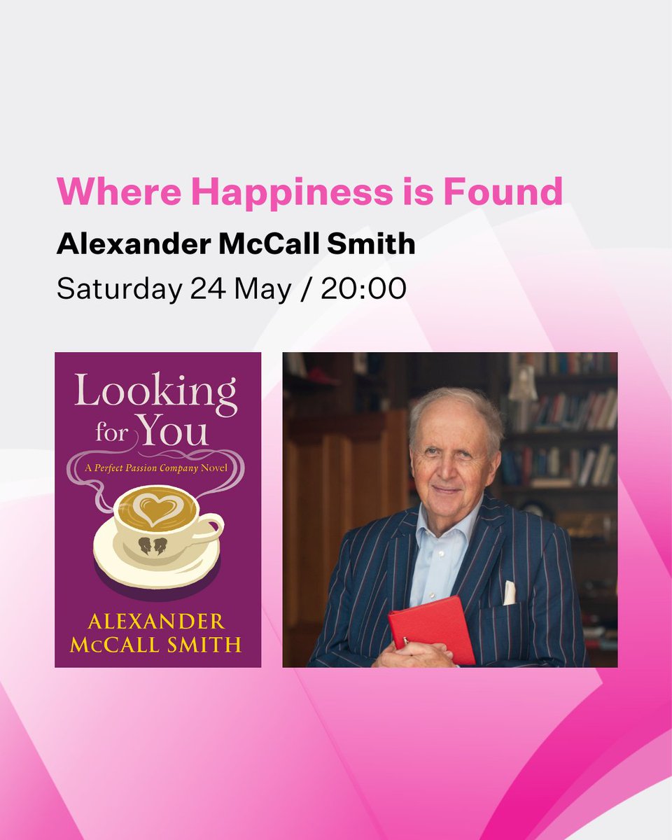 Alexander is appearing later this month at the International Literature Festival Dublin!

Join us for an evening of wit and warmth with one of the world’s best-loved authors! 

Find out more:
ilfdublin.com/whats-on/festi…