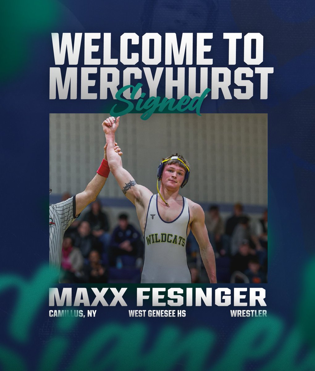 𝒮𝒾𝑔𝓃𝑒𝒹! 🖊️ 

Maxx Fesinger from West Genesee High School in Camillus, NY, has signed with the Lakers!  

Welcome to Mercyhurst!☘️