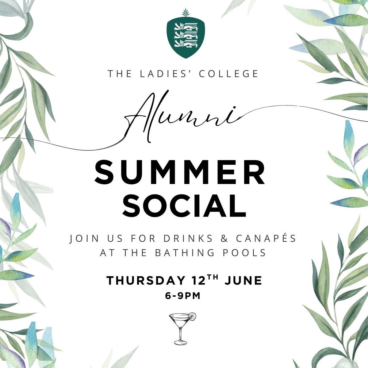 We’re excited to relaunch our Ladies’ College Alumni Community and would like to invite former students to our Alumni Summer Social on Thurs 12th June 6-9pm at The Bathing Pools.

Spaces are limited — RSVP via this form:
👉 forms.office.com/e/rFNZauMrh8

Hope to see you there!
 #TLCgsy