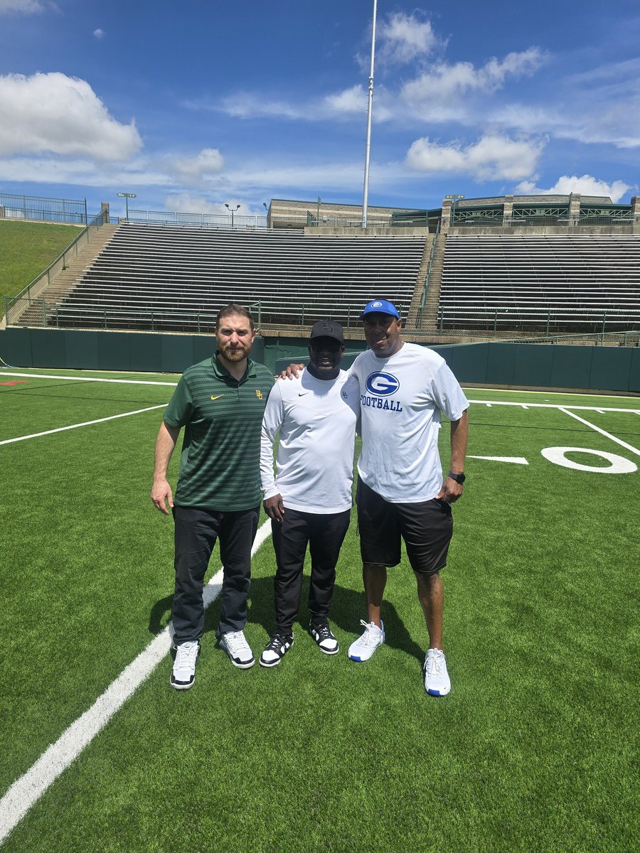 CoachKenRoss's tweet image. Big thanks to Baylor and Lamar for stopping by to recruit the Gophers  @GPHSGophers