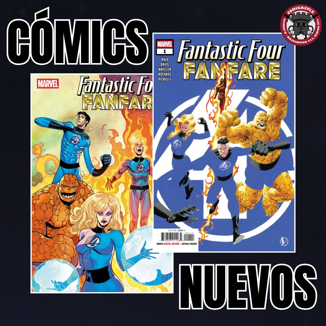 😎 Hola amigos les informamos que los cómics nuevos estarán disponibles hoy 8 de mayo a las 12:30pm.  💖
¡Te esperamos!