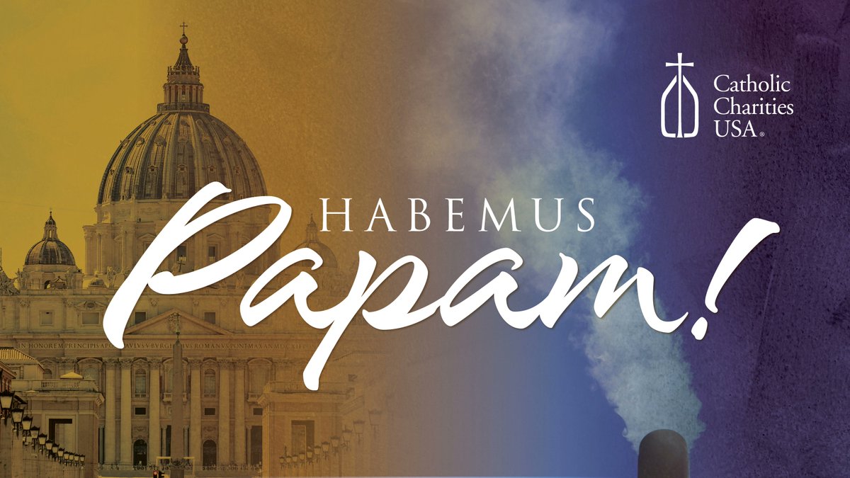 Habemus Papam! We celebrate the election of a new Holy Father to lead the global Catholic Church. As our new pope assumes the mantle of Saint Peter, we hold him in our prayers, that he may be endowed with wisdom &amp; compassion &amp; motivated in his words and deeds by charity for all.