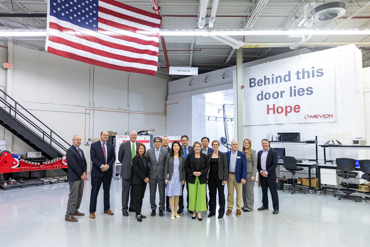 Mevion Medical (@mevionmedical) on Twitter photo We were proud to welcome <a href="/MassGovernor/">Governor Maura Healey</a> Maura Healey to Mevion’s HQ this week! As the only U.S. manufacturer of proton therapy systems, we discussed expanding access in Massachusetts and toured our production floor. 📸: Margot Murphy, Office of Gov. Healey & Jeff Valois We were proud to welcome <a href="/MassGovernor/">Governor Maura Healey</a> Maura Healey to Mevion’s HQ this week! As the only U.S. manufacturer of proton therapy systems, we discussed expanding access in Massachusetts and toured our production floor. 📸: Margot Murphy, Office of Gov. Healey & Jeff Valois