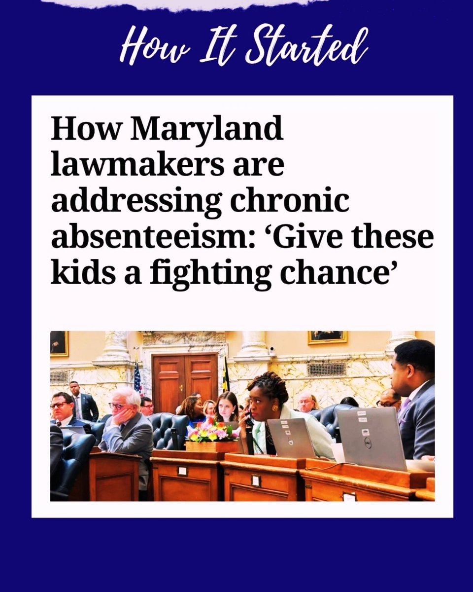 Smith4Delegate's tweet image. This week, @govwesmoore signed HB 879 into law! This law creates a task force to tackle chronic absenteeism across Maryland public schools.

Our children deserve the best education. Let's ensure they show up to receive it!

#EducationIsPower #Working4MD #BlackCaucusPriority