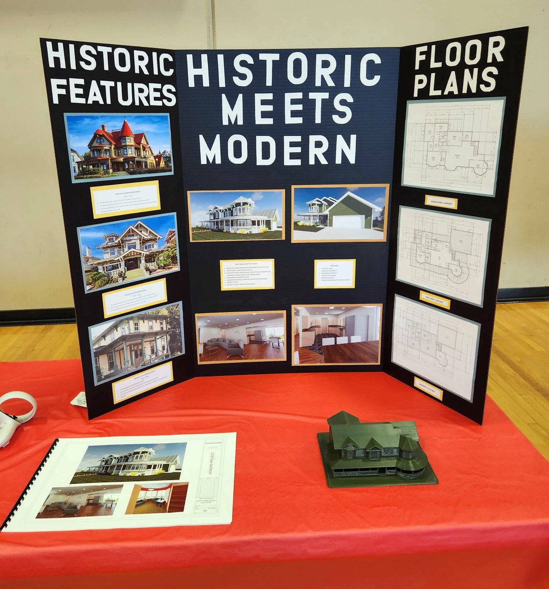 HutchCCDrafting's tweet photo. Recently one of our drafting students, Aaron Honeycutt, was able to share a residential project that he developed as part of the Presidential Scholars program at @HutchCCNews . He developed a house using @AutodeskRevit, 3D printed it, and presented it in virtual reality! https://t.co/lZNF4mFxSE