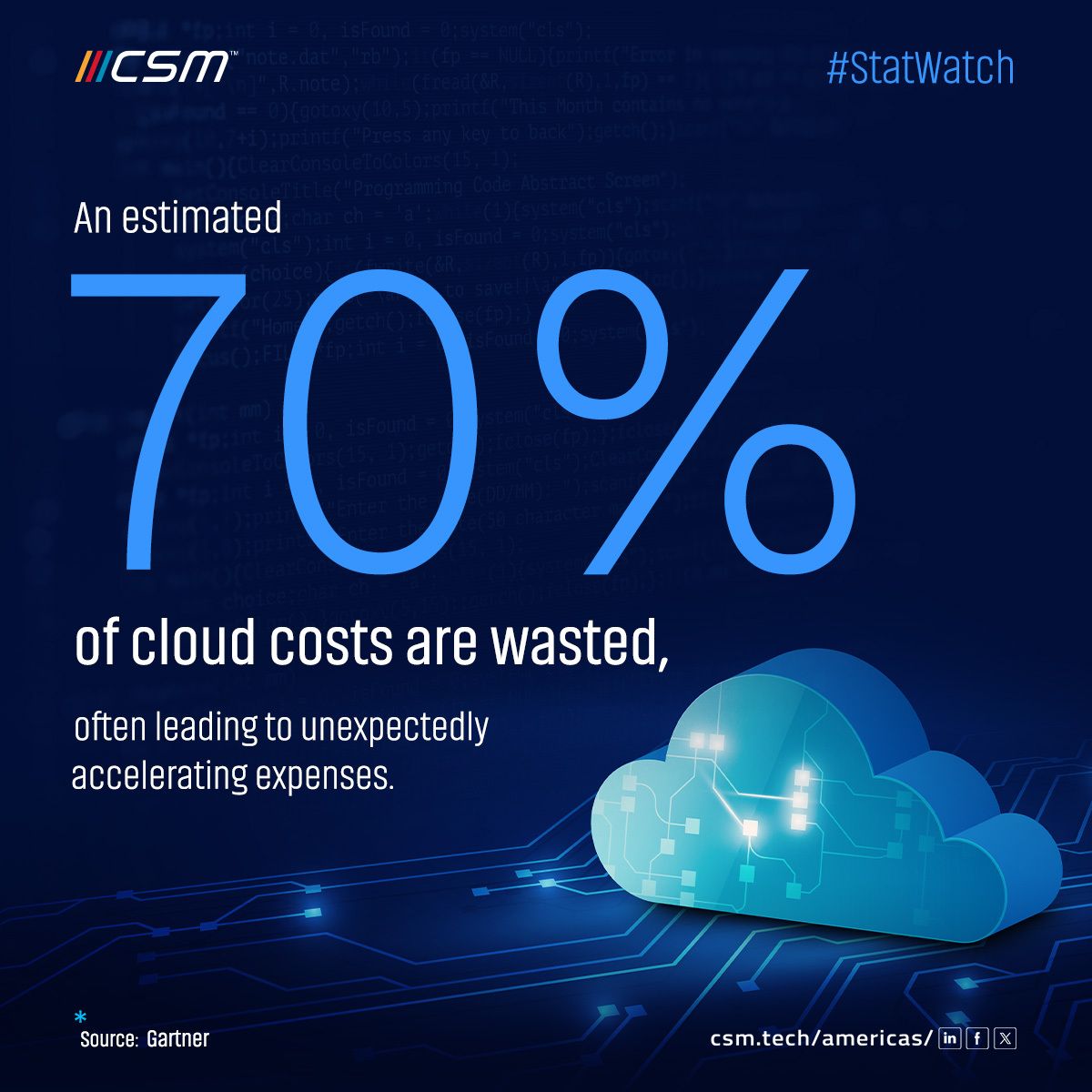 CSMTechUS's tweet image. 🚨 70% of cloud costs go to waste.

Optimize with autoscaling, rightsizing &amp;amp; real-time analytics.

Cut waste. Maximize ROI.

Explore how:  bit.ly/4hyhpeO

#CloudOptimization #CloudSavings #TechEfficiency #CSMTech #USA