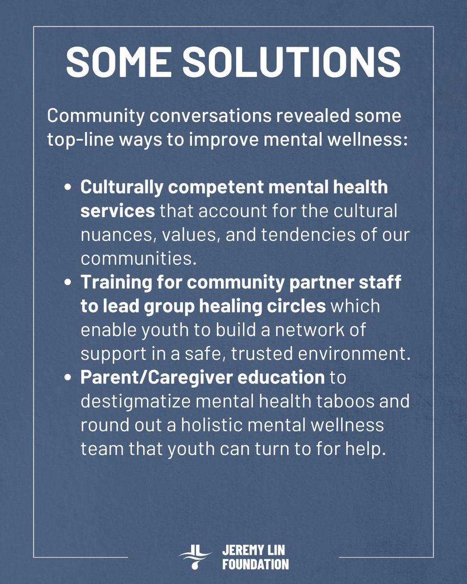 jlinfoundation's tweet image. Our community listening has surfaced top of mind issues of mental health + bullying &amp;amp; discrimination. We’re invested in long-term #systemschange and  support partners who are making that change. Tune in during #APAHM for some resources on how you can, too! 

#AAPI #HeritageMonth