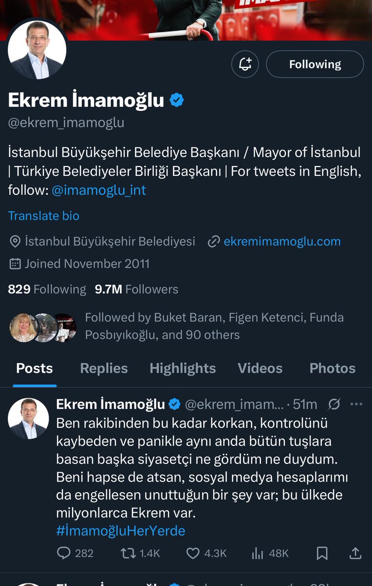 DesignMRV's tweet image. Ekrem İmamoğlu derki;