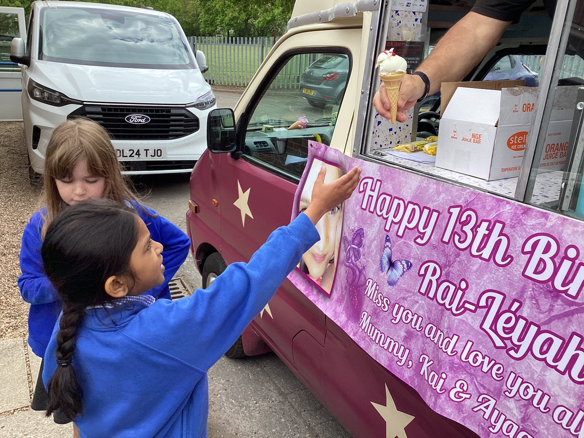 💜 Cherishing our memories and celebrating the life of Rai-Léyah with her favourite ice-creams. Thank you so much to Rai-Léyah’s family for your kindness 💜