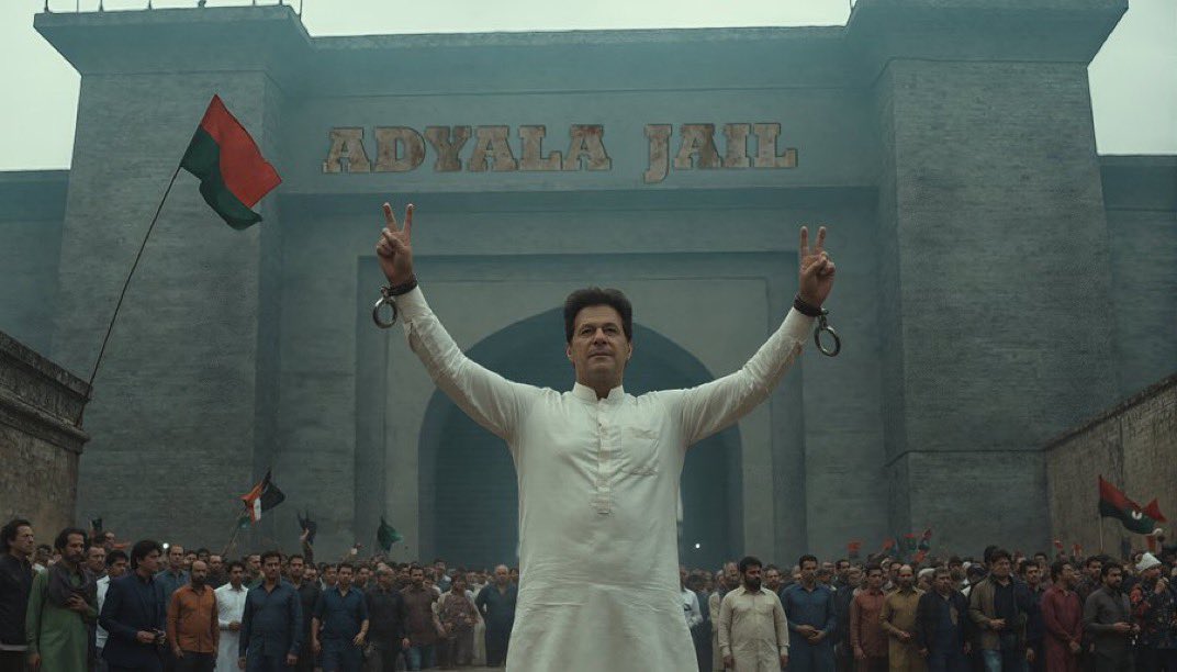 بہادُر لیڈر عمران خان کو رہا کرو، کیونکہ تم لوگ نغموں کے سہارے اس قوم کی معصوم عوام کو انڈیا کے ہاتھوں مروا رہے ہو۔۔۔