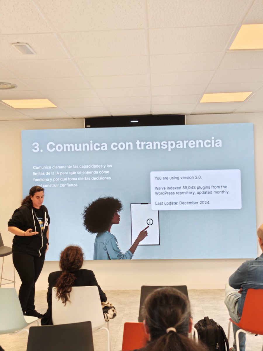 Carlota (@carlotagalvan) on Twitter photo Debes comunicar con transparencia en tu herramienta cuando estás utilizando IA para que se entienda como funciona y que el usuario desarrolle confianza
<a href="/acirujano/">Ana Cirujano 🏳️🌈</a>
<a href="/MadridWordPress/">MadridWordPress</a>
<a href="/Puerta_Inno/">Puerta Innovación</a>
Patrocina <a href="/SiteGround_ES/">SiteGround España</a> Debes comunicar con transparencia en tu herramienta cuando estás utilizando IA para que se entienda como funciona y que el usuario desarrolle confianza
<a href="/acirujano/">Ana Cirujano 🏳️🌈</a>
<a href="/MadridWordPress/">MadridWordPress</a>
<a href="/Puerta_Inno/">Puerta Innovación</a>
Patrocina <a href="/SiteGround_ES/">SiteGround España</a>