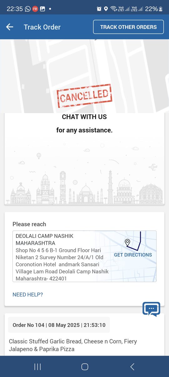Ah_Madifti's tweet photo. @dominos_india Placed order online thru app. Order accepted. Store calls &amp; requests for in lieu items in place of ordered items as ingredients not available.  Hillarious.... Enroute to pick order. On refusal for replacement items, store cancels order. Professionalism at its best https://t.co/s0hFDz9icH