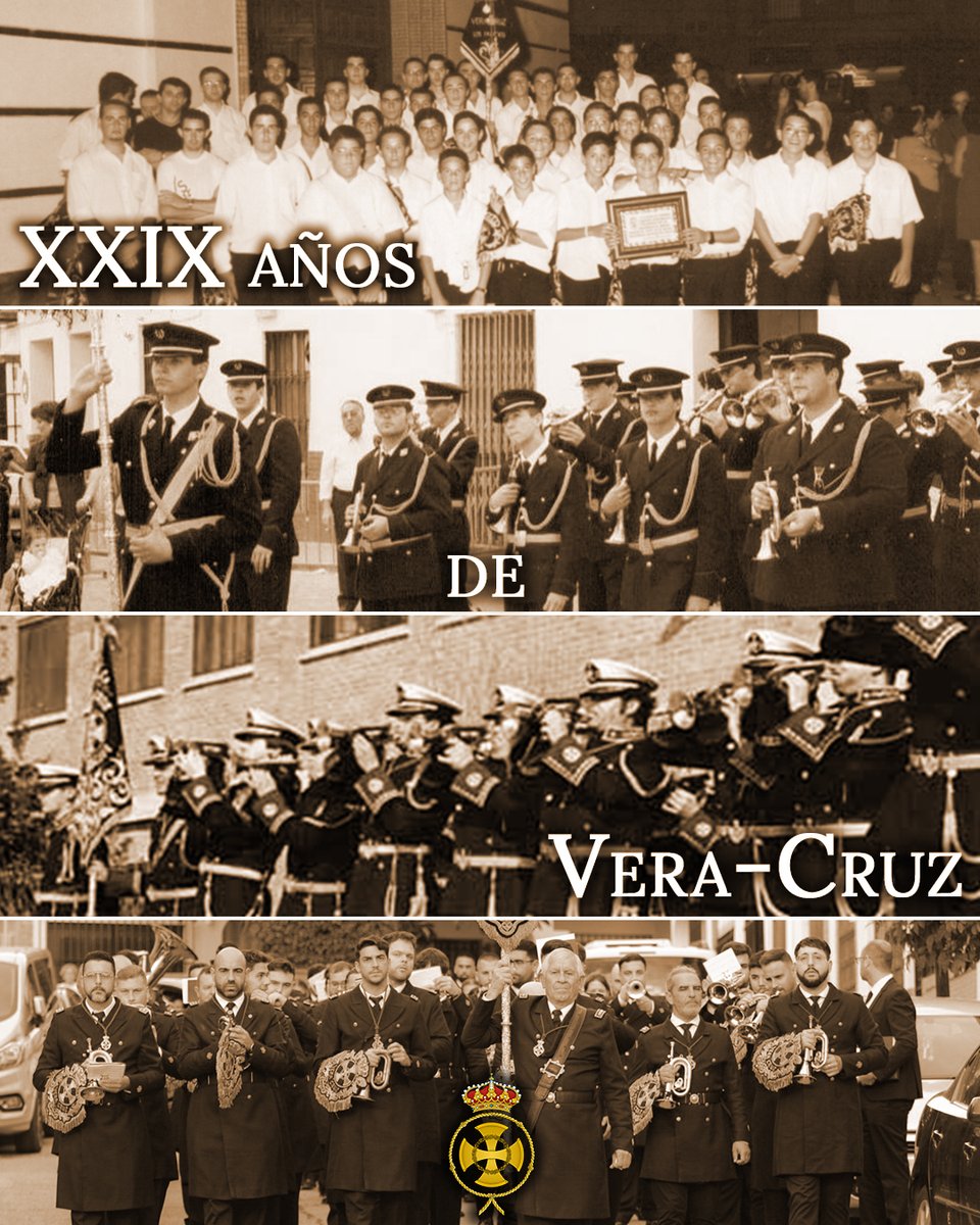 29 años de música, de hermandad, de entrega.

29 años acompañando a nuestra gente con el lenguaje que mejor sabemos hablar: el de la fe hecha música.

Desde aquel primer paso, en 1996... 

Gracias a quienes han sido parte de este camino.

Gracias por estos 29 años de Vera-Cruz.