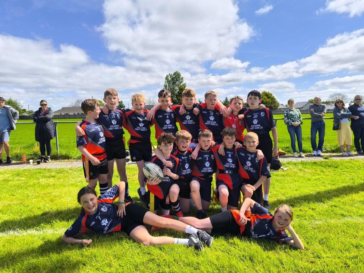 Well done to all children who represented Coolcappa with excellence at a Tag Rugby Blitz at the weekend.All the children showed great team spirit, quick thinking, agility and enthusiasm in each game.A special thank you to Ken Dowling who took charge of the children on the day.
