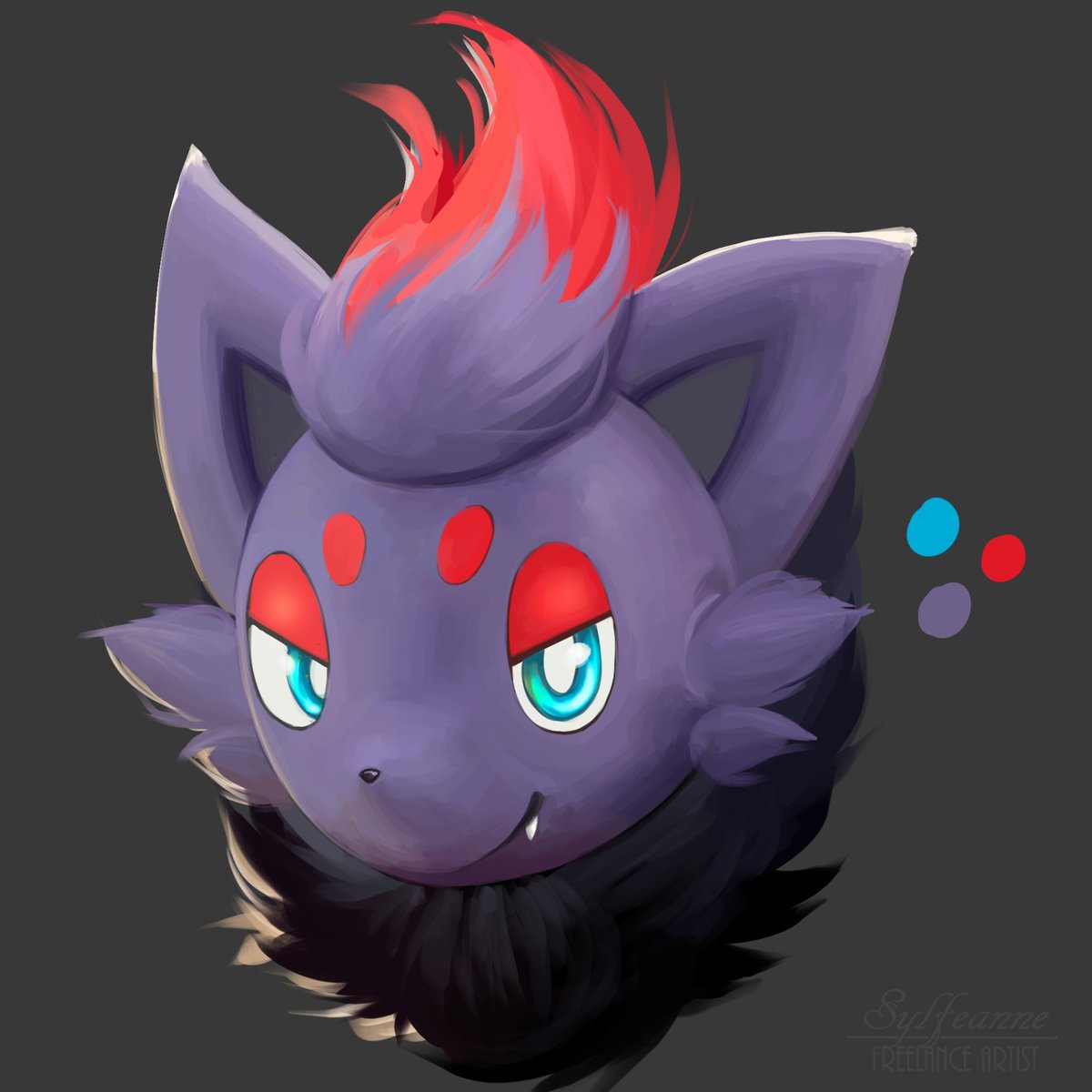 Sylfeanne's tweet photo. Zorua repost <3 
#Pokemon #Zorua #ゾロアの日 #zoruaday https://t.co/LViYmNKd7A