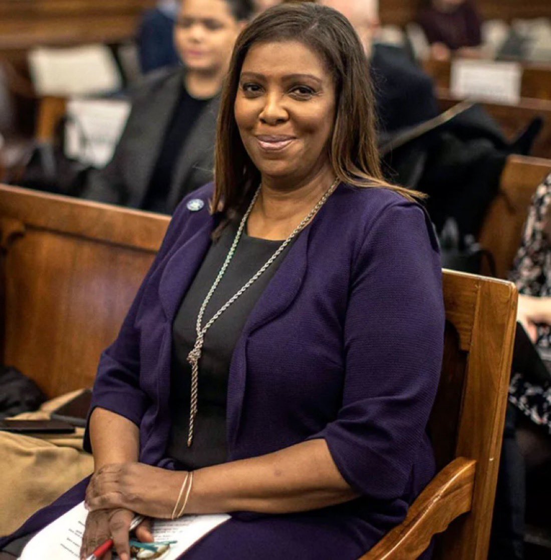 MAGAVoice's tweet photo. Who else thinks Letitia James should be thrown in prison for Election interference &amp; mortgage fraud ? https://t.co/6THJKFAoZb