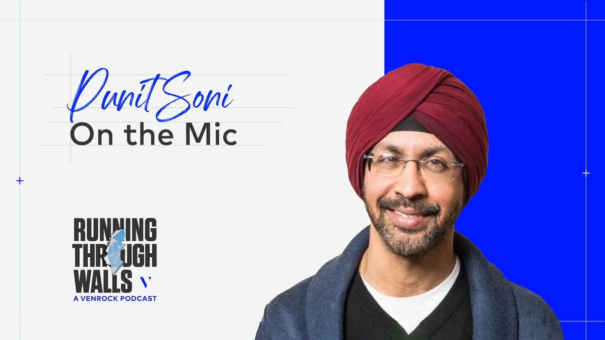 🎙We’re back with an AI-focused episode of #RunningThroughWalls! <a href="/bobkocher/">Bob Kocher</a> and <a href="/punitsoni/">punitsoni</a>  of <a href="/SukiHQ/">Suki</a> discuss how #AI in healthcare is solving significant issues and accelerating the adoption of new technology in a notoriously slow industry. Listen here: bit.ly/42OSgrq