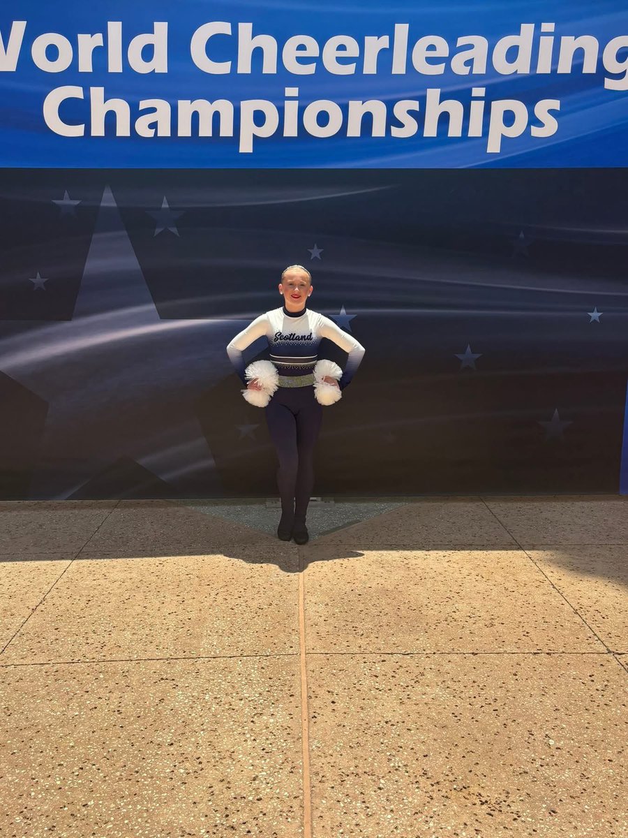 We Are So Proud of You, Harley 🩵

A huge shoutout to Harley in S1, who recently competed at the World Cheerleading Championships in Florida as part of Team Scotland!

Representing your country is an incredible achievement, and we’re absolutely thrilled to celebrate your success.