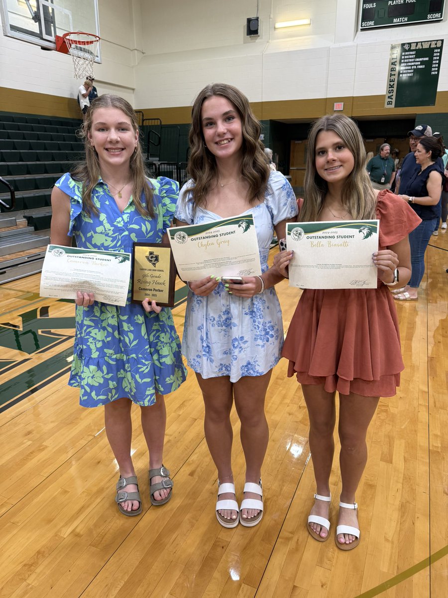 Congratulations to our amazing underclassmen for their outstanding efforts on and off the court—excelling as athletes, students, and community leaders at the Lake! 🌟

Freshman: Bella Biasatti, Chylea Gray, Cameron Parker
Sophomores: Gabby Fory, Izzy Fory
Juniors: Chloe Gray