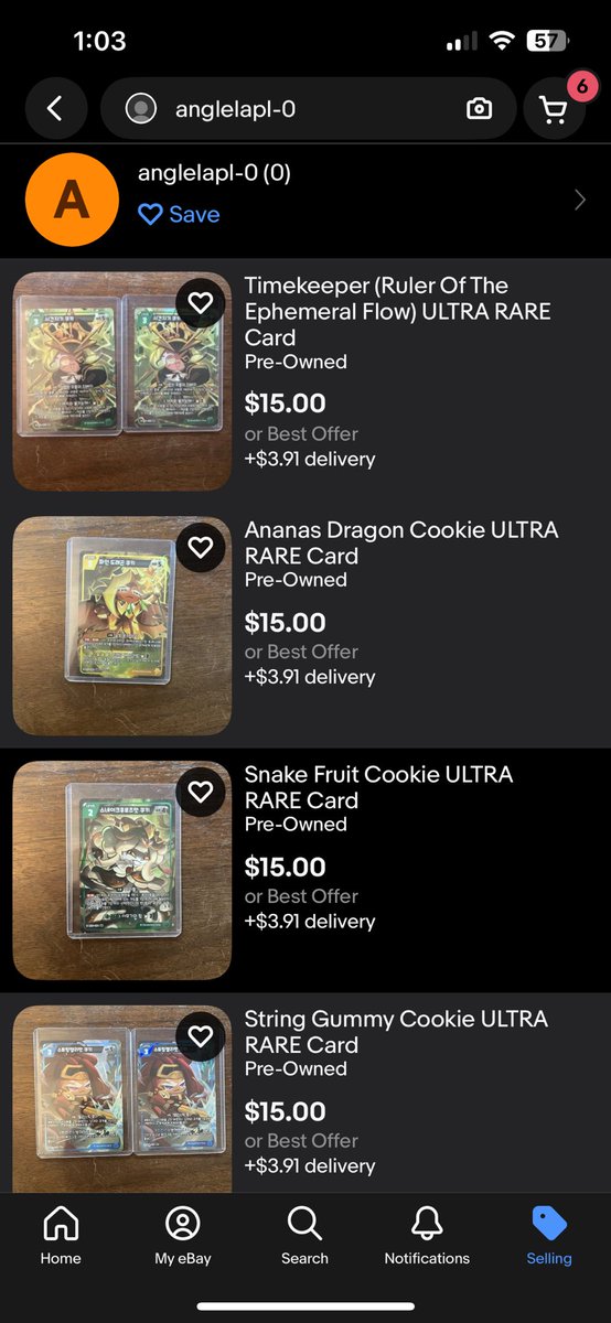 Fishgutz_'s tweet image. Hello TBD fans and also a niche of dragon fans I have listed some ultra rare cards on eBay, buy my wares. I’ve given out a lot of free cards by now and I think it’s time to sell a few
