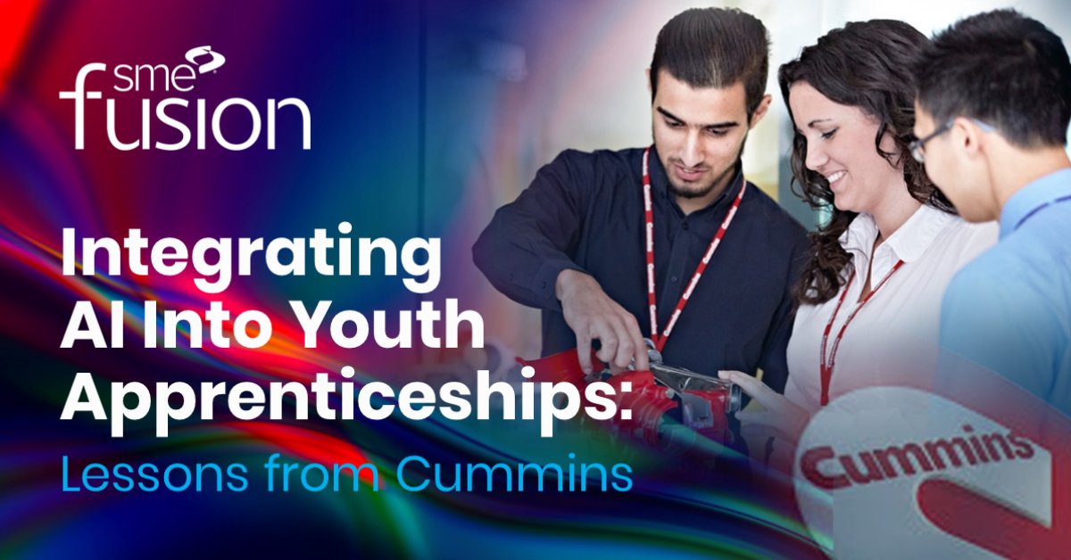 At SME FUSION 2025, Daniel Theriault, Training and Development Specialist at <a href="/Cummins/">Cummins Inc.</a>, shared how the company is reshaping youth apprenticeships by integrating AI and Tooling U-SME training to meet today’s workforce needs. 🔗 Read the recap: train.toolingu.com/l/126081/2025-…