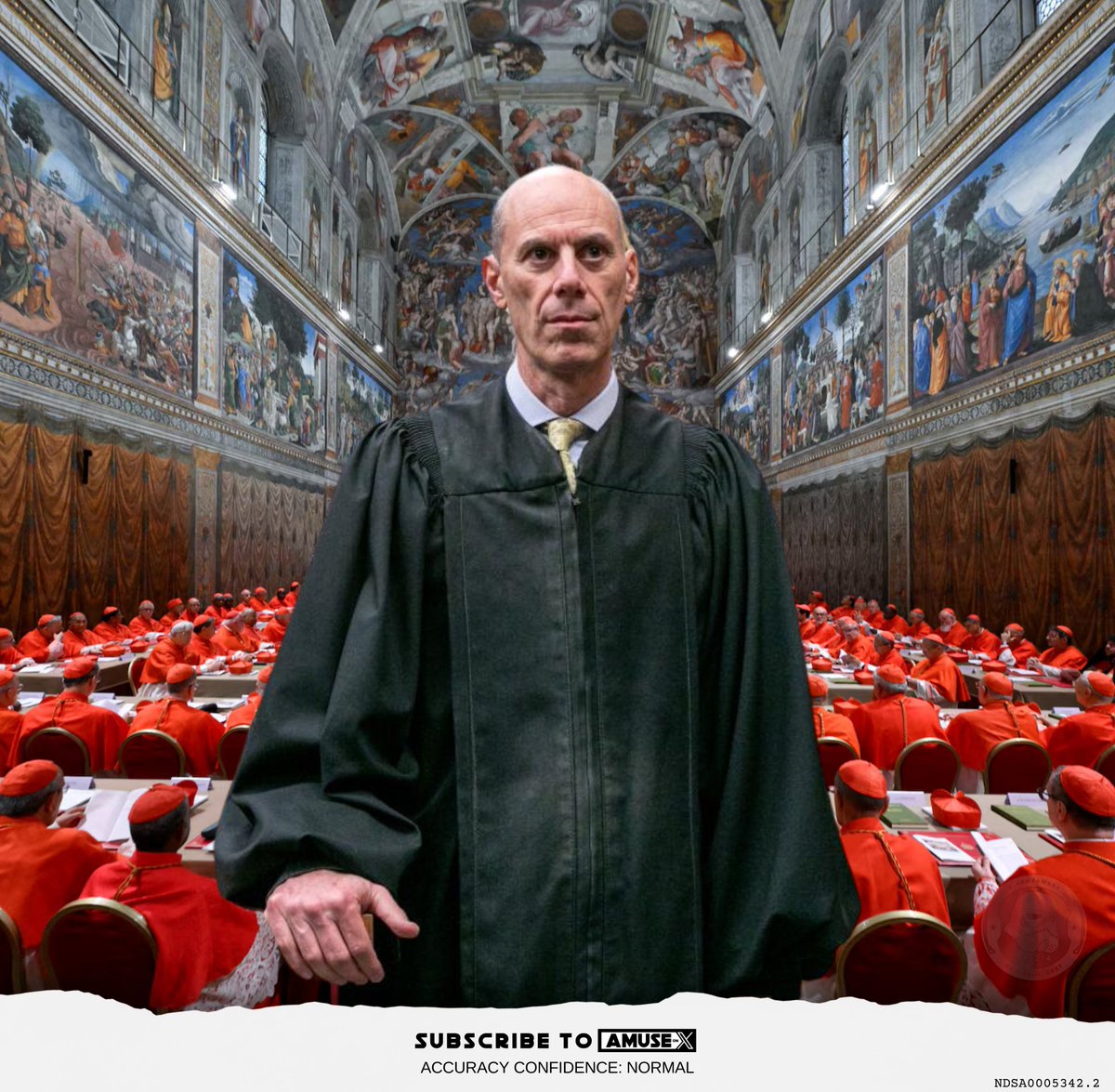 @amuse (@amuse) on Twitter photo BREAKING: Judge Boasberg has issued a temporary restraining order against the Vatican prohibiting them from naming a new pope.
h/t <a href="/EndWokeness/">End Wokeness</a> BREAKING: Judge Boasberg has issued a temporary restraining order against the Vatican prohibiting them from naming a new pope.
h/t <a href="/EndWokeness/">End Wokeness</a>